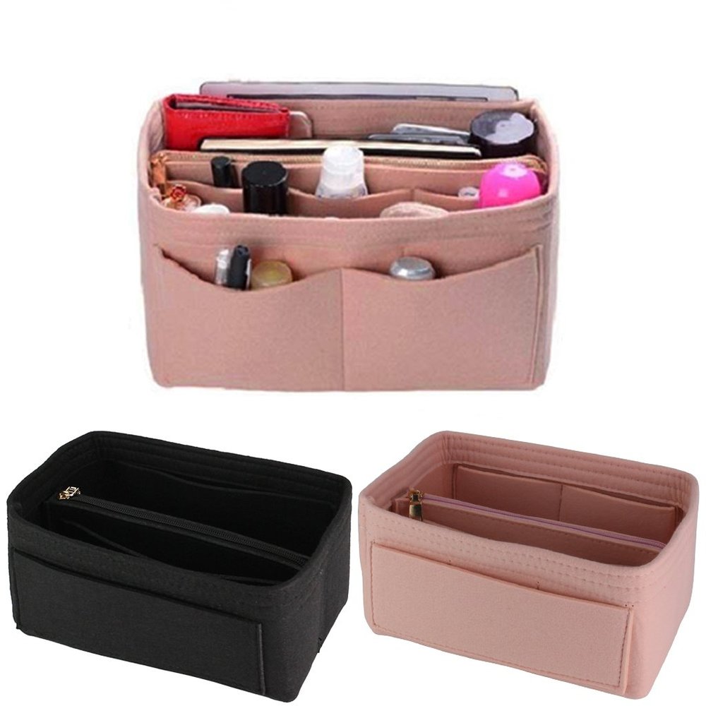 Felt Insert Bag Organizer Makeup Purse Tote Bag-S